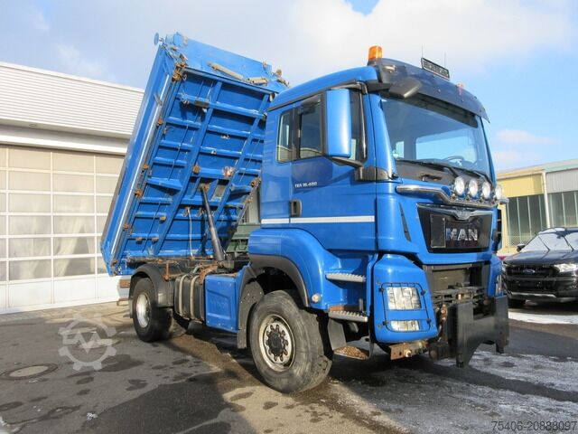 Kipper LKW man TGS 18.480 4x4 BB AHK, Anbauplatte
