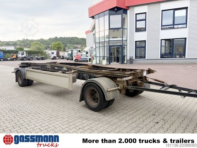 Roll off trailer Hüffermann HSA 18.70 Schlittenabroller