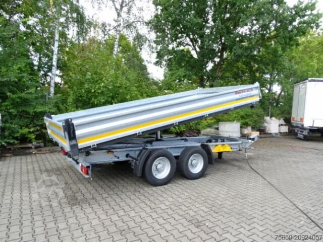 Tipper trailer Möslein TTG 11 Verzinkt  neuer Tandem 3- Seitenkipper Tieflader-- Neufahrzeug --