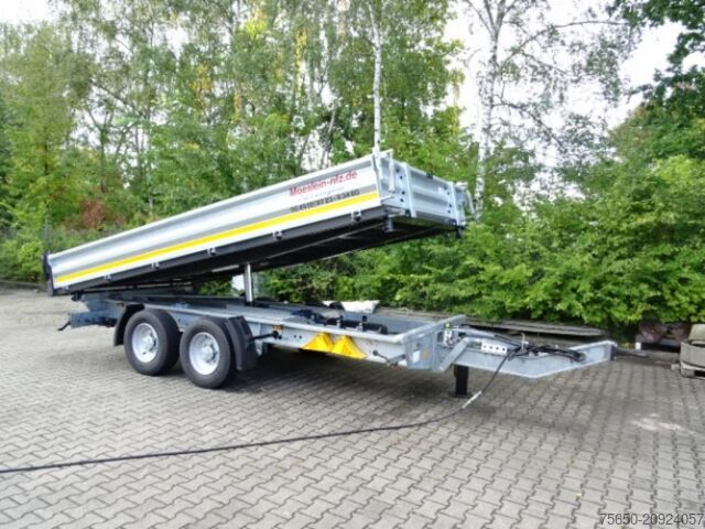 Tipper trailer Möslein TTG 11 Verzinkt  neuer Tandem 3- Seitenkipper Tieflader-- Neufahrzeug --