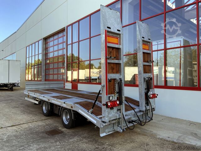 Low loader trailer Möslein TT21-7,2 Hydr  21 t Tandemtieflader, hydr. Rampen, NEU