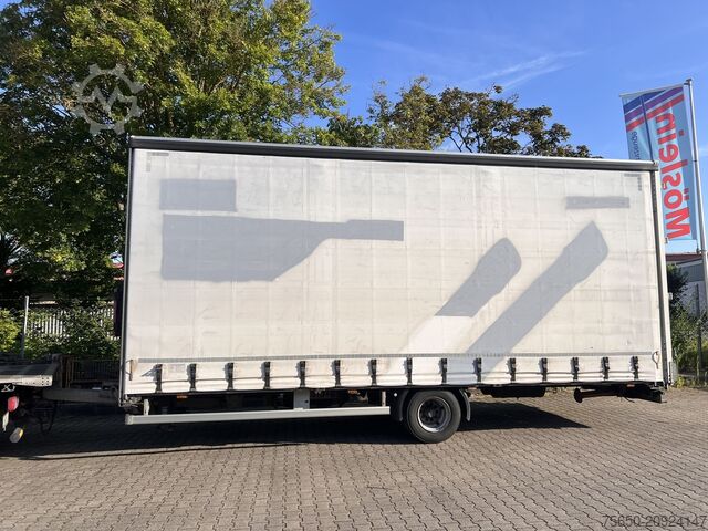 Open trailer with tarp Ackermann Z-KA-F10.5/7,5  1 Achs Planenanhänger 10,5 t GG