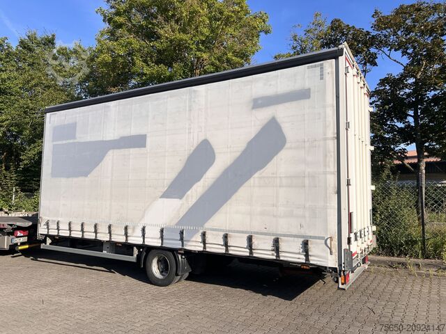 Open trailer with tarp Ackermann Z-KA-F10.5/7,5  1 Achs Planenanhänger 10,5 t GG