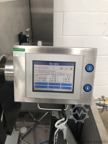 500L doppelwandiger Paddelmischer mit Doppelmantel Newmix Atmi Life Sciences