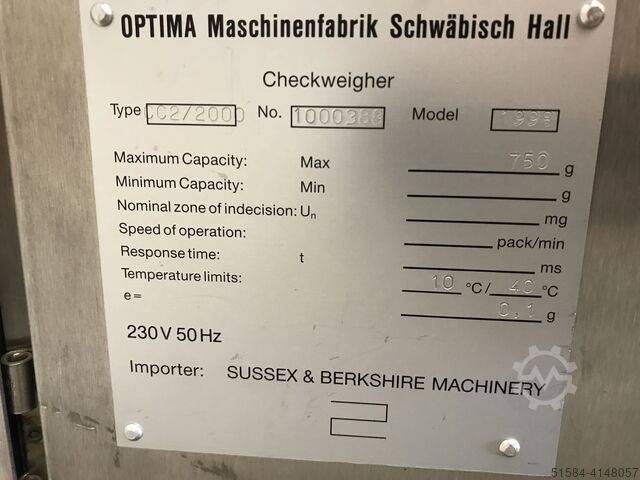 Checkweigher Optima CC2