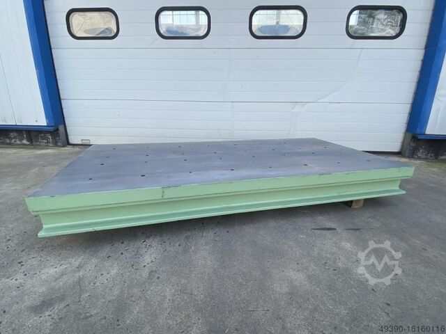 Aufspannplatte, Aufspanntisch, bearbeiteter Stahl Maschinentisch, schwere Richtplatte oder Schweißpl EIGENBAU 2150 x 1040