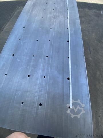 Aufspannplatte, Aufspanntisch, bearbeiteter Stahl Maschinentisch, schwere Richtplatte oder Schweißpl EIGENBAU 2150 x 1040