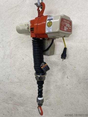 E-chain hoist, electric chain hoist, crane, hoisting unit KITO WLL 240 Manulift
