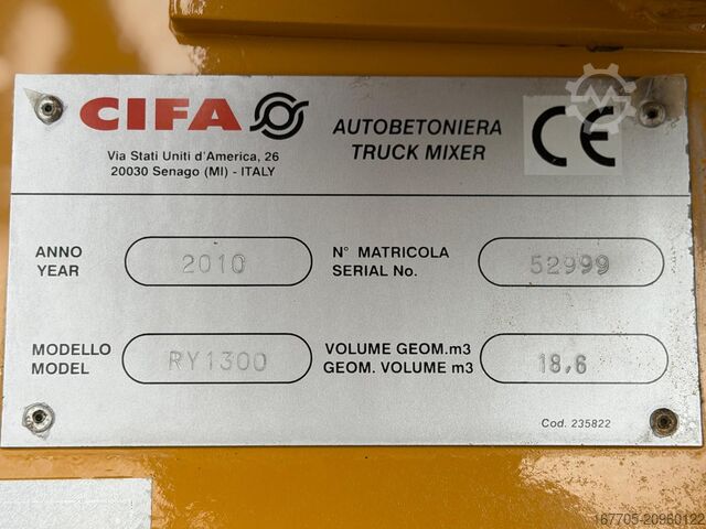 Concrete mixer truck Mercedes-Benz Actros 4141