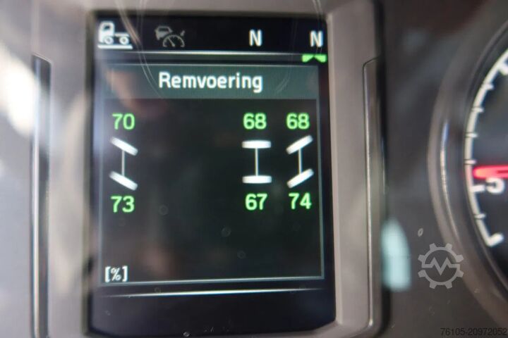 Car transporter Scania R500 NGS Machine oprijwagen Stuur as.