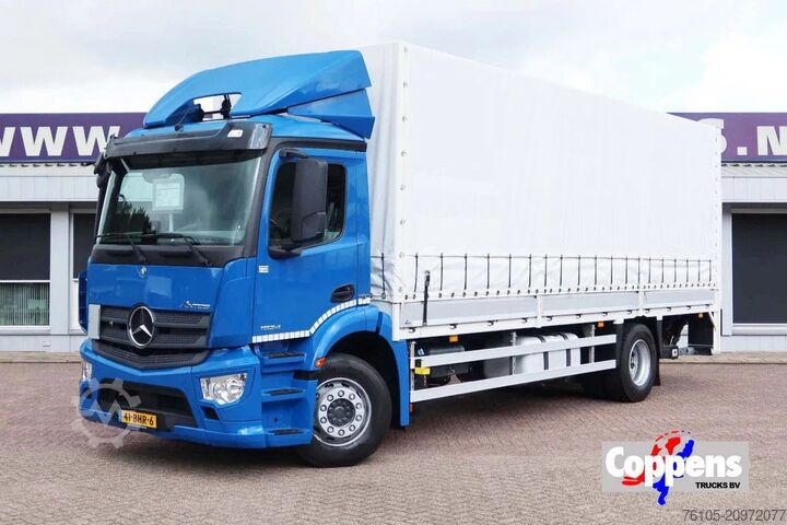 Box body Mercedes-Benz Antos 1924L Huif + Klep Dhollandia 2000 KG Euro 6