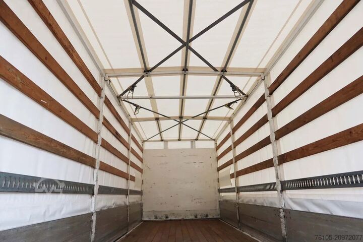 Box body Mercedes-Benz Antos 1924L Huif + Klep Dhollandia 2000 KG Euro 6