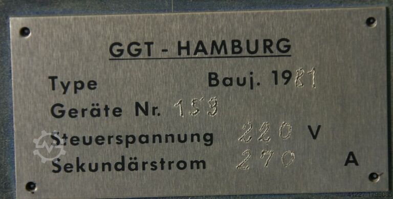 Heating elements control unit GGT Regler Schreiber