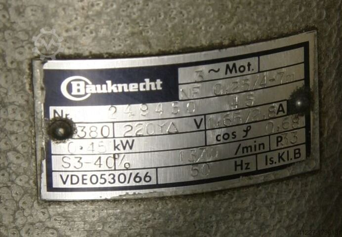 Hydraulic pump 500 bar Bauknecht 500 bar