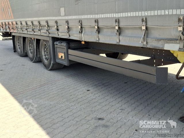 Open semitrailer with tarp Schmitz Cargobull Curtainsider Mega