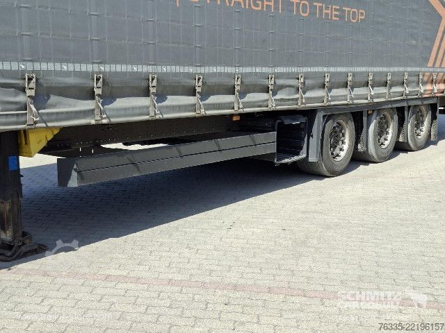 Open semitrailer with tarp Schmitz Cargobull Curtainsider Mega