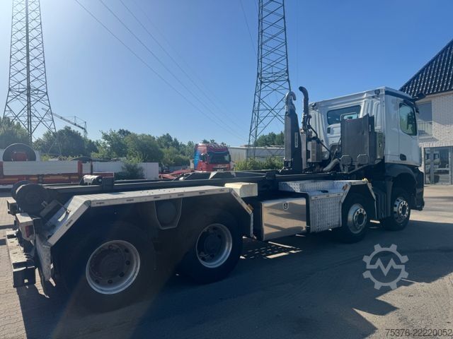 Roll-off tipper truck MERCEDES-BENZ AROCS 8x4/4 MOBAS Abrollkipper RETARDER