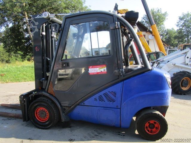 Diesel Forklift Linde H35D-02 Zinkenversteller + Seitenschieber