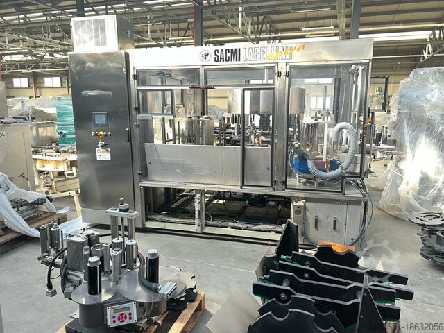 GEBRAUCHTE SACMI OPERA ETIKETTIERMASCHINE SACMI RMFV/AD 960 16 T S2/E2 + S3/E3 SX