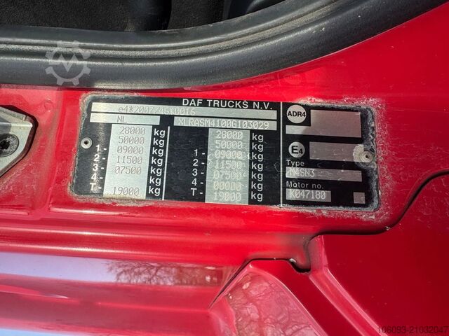 Fahrgestell mit Fahrerhaus DAF CF 440 6 x 2 Naloopas -  stuuras