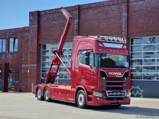Hook arm system Scania S580 V8 NGS Highline 6x2 - AJK Hydrolift hook -...