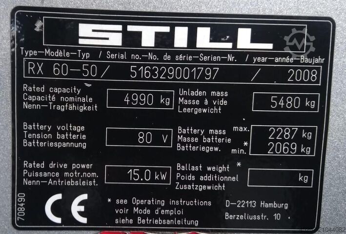 2008 Still RX 60-50 Still RX 60-50