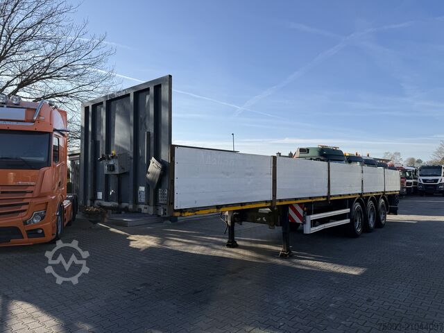 Auflieger mit offener Pritsche  3- Achs Lecitrailer Pritsche