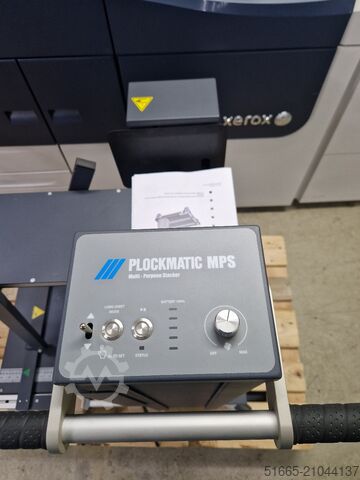Plockmatic MPS KM Mehrzweckstapler für Konica Minolta Accurio Press. Plockmatic Multi Purpose Stacker