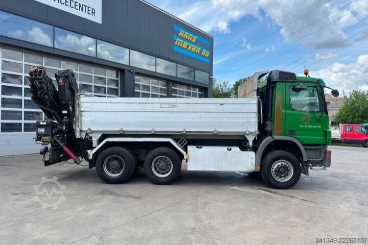 Kipper LKW MERCEDES-BENZ Actros 2646 6x4 Hiab 166-5