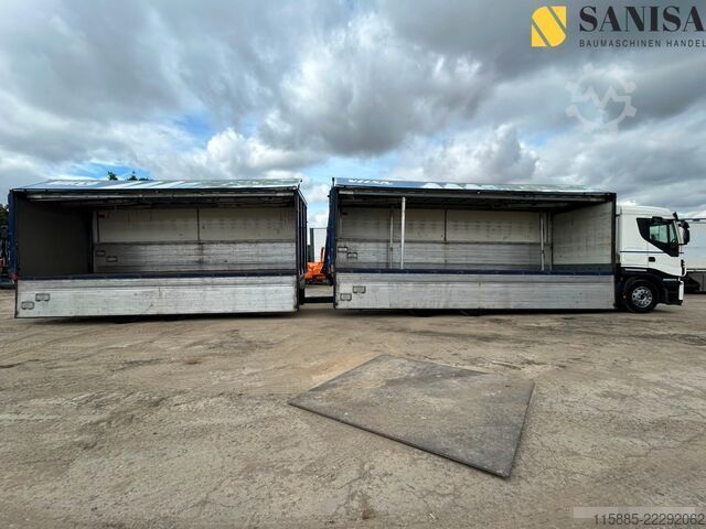 Beverage truck Iveco Stralis AS260S42/2x LBW/Schwenkwand/Zug