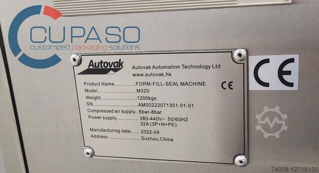 Blister Packing Machine AUTOVAK M320
