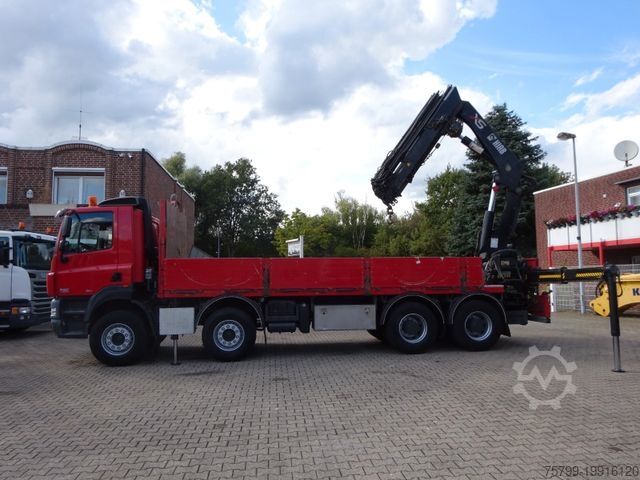 Truck mounted crane DAF 85.410 Pritsche + HIAB 322E6 Kran 8x4