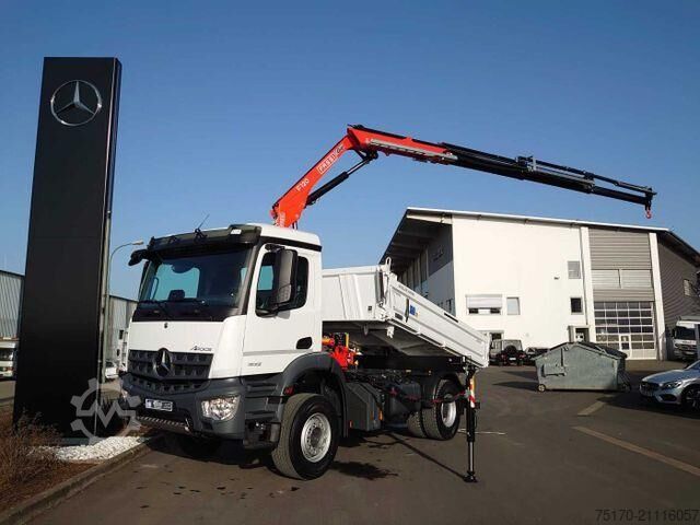 Kipper Mercedes-Benz Arocs 1832 KK 4x2 Kipper+Kran Fassi F120+Funk
