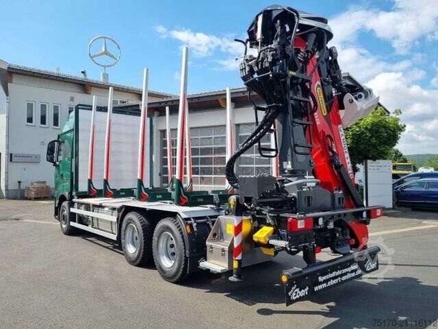 Holztransporter Iveco X-WAY AS300X57ZP ON+ 6x4 Palfinger Epsilon M12 Z