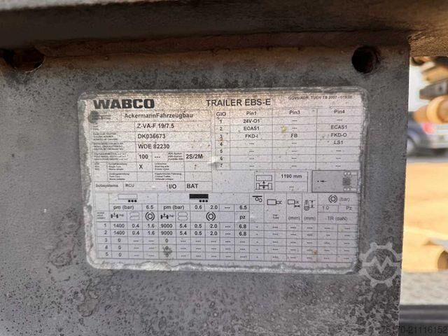 Refrigerated/frozen transport Ackermann Z-VA-F 19/7,5 Carrier Supra 950U LBW Bär 2.000kg