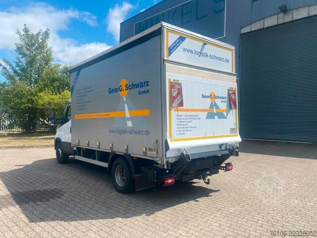 Curtain sider van IVECO Daily 72C18 Hi-Matic Schiebe Plane +LBW