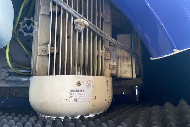 Control system  Schallschutzcontainer mit Absauggebläse