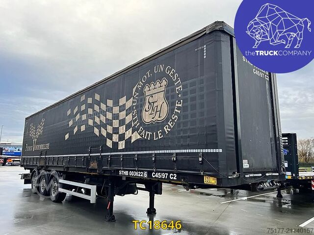 Containertransport Hoet Trailers + Caisse Libner 2018