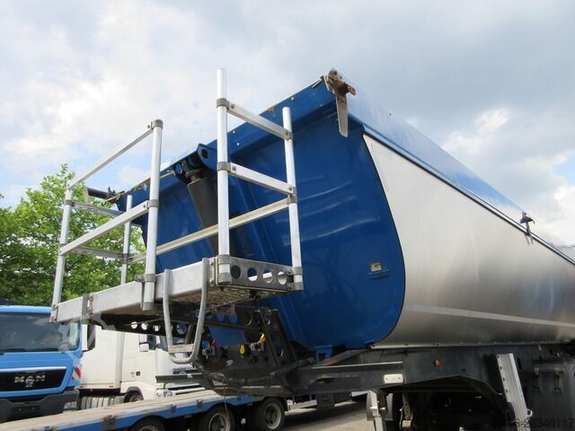 Tipper semitrailer meiller Thermomulde Stahl 23,10 m³, Liftachse