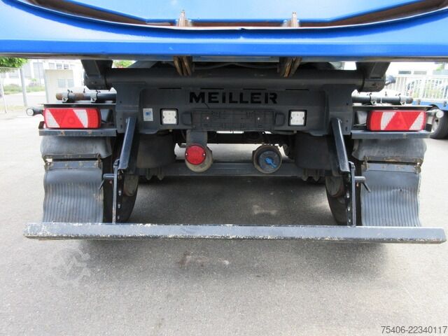 Tipper semitrailer meiller Thermomulde Stahl 23,10 m³, Liftachse
