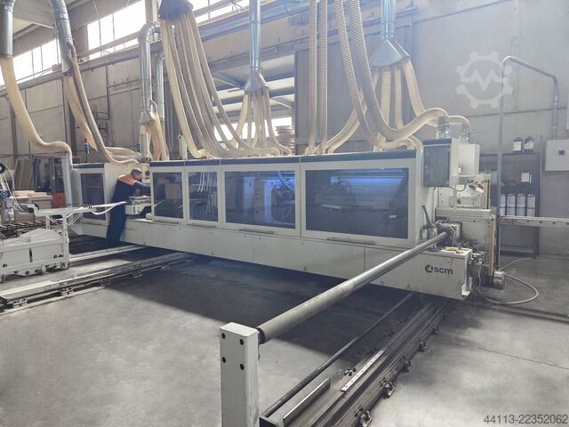 Doppel. FORMAT- KANTENANLEIMMASCHINE STEFANI (SCM Group) Evolution C 220
