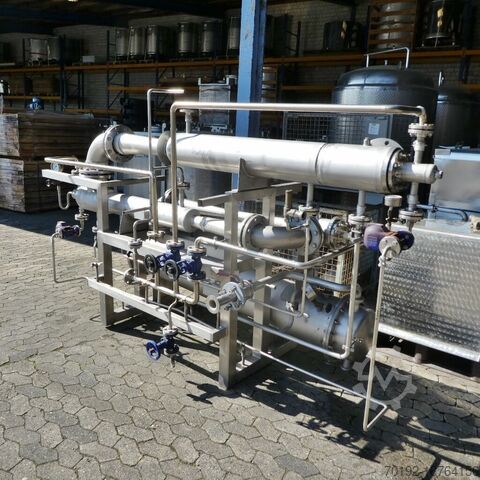 GEA multi-stage steam jet vacuum pump made of V2A  