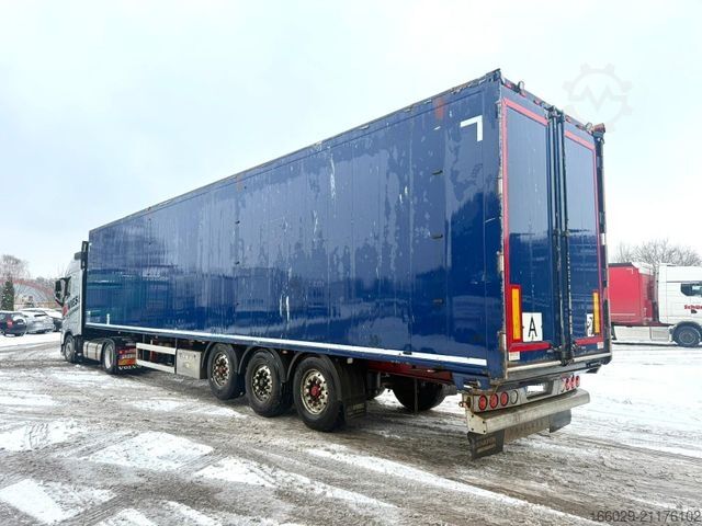 Auflieger mit Walkingfloor KNAPEN K200 Schubboden 92m³ Heavy Duty Aluminium Boden