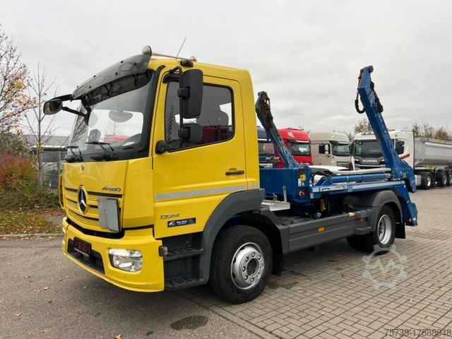 Skip truck MERCEDES-BENZ Atego 1224 Absetzkipper Meiller+Funk/Klima/Diff