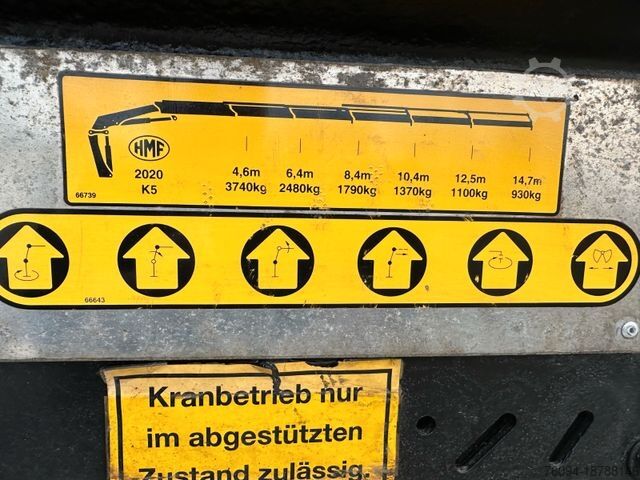 Dreiseitenkipper LKW MAN TGS 26.540 6x4 3-Seitenkipper KRAN 19m FUNK