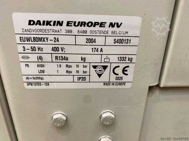 Air conditioning DAIKIN EUWL80MXY-24