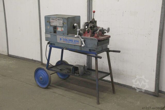 2 inch threading machine Collins 22 A