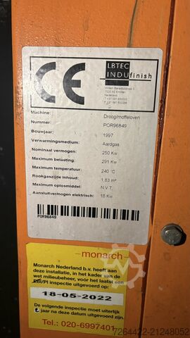 Pulveranlage Complete operational powdercoat line 