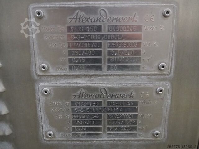 Slicer Alexanderwerk AMBS 150