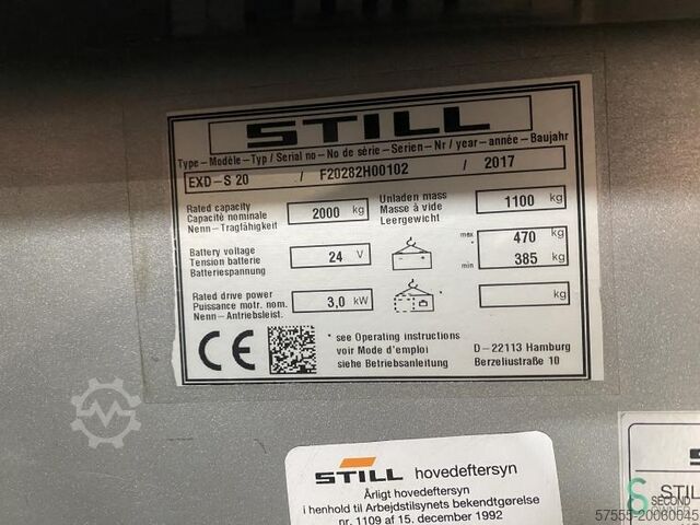 Stacker Still EXD-S20